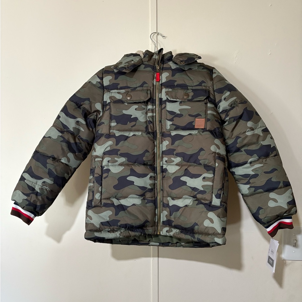 London Fog Kids Camouflage Puffer Jacket
